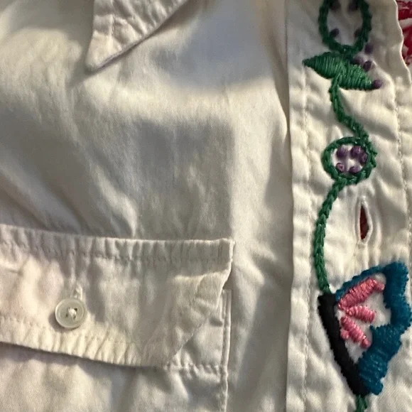 Lucky Brand Ivory Cotton Blouse - Picture 7 of 7